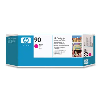 HP 90 Magenta Printhead and Printhead Cleaner - For HP Designjet 4000/4000ps series printers
HP 90 Magenta Printhead and Printhead Cleaner - For HP Designjet 4000/4000ps series printers