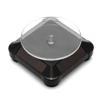 Solar Power Battery Showcase 360 Rotating Turntable Display Stand Turn Table Plate for Ring Necklace Bracelet Jewelry Holder &05
Solar Power Battery Showcase 360 Rotating Turntable Display Stand Turn Table Plate for Ring Necklace Bracelet Jewelry Holder &05