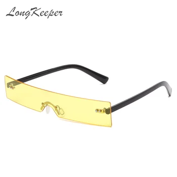 LongKeeper Small Rectangle Sunglasses Women Rimless Sun Glasses Hip Hop Style Brand Deisgn Yellow Lens oculos masculino UV400
LongKeeper Small Rectangle Sunglasses Women Rimless Sun Glasses Hip Hop Style Brand Deisgn Yellow Lens oculos masculino UV400