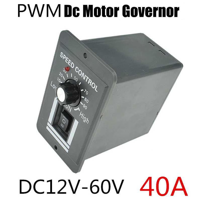 Reversible Motor Speed Controller DC 12-60V 40A PWM Brush Motor Speed Regulator CW CCW Switch Motor Governor 1040
Reversible Motor Speed Controller DC 12-60V 40A PWM Brush Motor Speed Regulator CW CCW Switch Motor Governor 1040