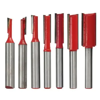 1pc Woodworking Tools 1/4 Inch Shank Double Flute Blade Straight Router Bit Carving Woodworking Trimming Milling Cutter
1pc Woodworking Tools 1/4 Inch Shank Double Flute Blade Straight Router Bit Carving Woodworking Trimming Milling Cutter