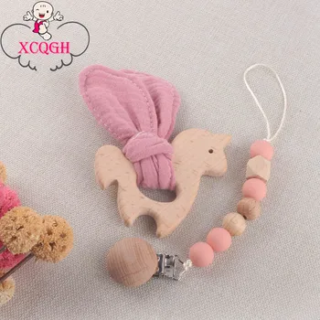XCQGH Wooden Baby Teether Toy and Beech Silicone Beads Pacifier Chain Clip 2pcs/set Newborn Baby Gift
XCQGH Wooden Baby Teether Toy and Beech Silicone Beads Pacifier Chain Clip 2pcs/set Newborn Baby Gift