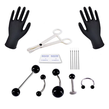 1 Set Professional Body Piercing Jewelry Tool Kit Belly Nose Navel Nipple Needles Ring
1 Set Professional Body Piercing Jewelry Tool Kit Belly Nose Navel Nipple Needles Ring