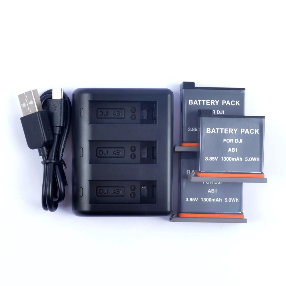 3in1 AB1 Battery USB Dual Charger USB Charging Kit For DJI Osmo Action AB1 Camera Battery USB Charger
3in1 AB1 Battery USB Dual Charger USB Charging Kit For DJI Osmo Action AB1 Camera Battery USB Charger