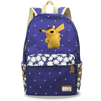 Pikachu Floral Floral Men's and Women's Backpack Casual Men's and Women's Sports Backpack Mochila Light Student Backpack Rucksac
Pikachu Floral Floral Men's and Women's Backpack Casual Men's and Women's Sports Backpack Mochila Light Student Backpack Rucksac