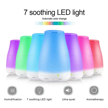 LED lamp 100 smooth essential oil diffuser, 120 ml cold mist humidifier for essential oil, home office baby replacement
LED lamp 100 smooth essential oil diffuser, 120 ml cold mist humidifier for essential oil, home office baby replacement