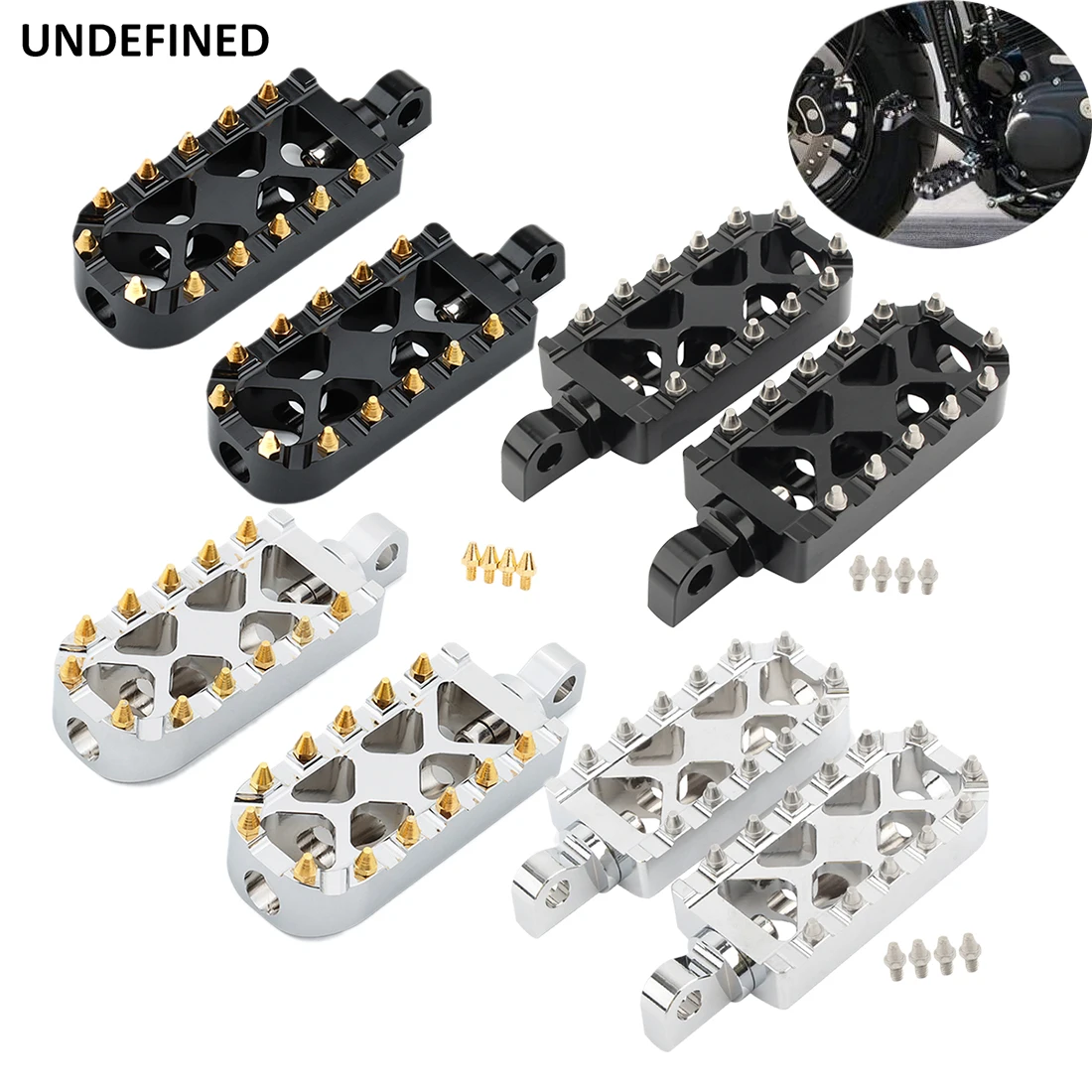 MX Foot Pegs Bobber Chopper Offroad Wide Footrest Pedals for Harley Sportster 883 1200 Dyna Softail Fatboy Touring Street Glide
MX Foot Pegs Bobber Chopper Offroad Wide Footrest Pedals for Harley Sportster 883 1200 Dyna Softail Fatboy Touring Street Glide