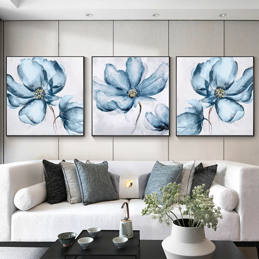 3PCS Flowers Picture Art Hand Painted Modern Abstract Oil Painting On Canvas Wall Art For Living Room Home Decoration No Framed 
3PCS Flowers Picture Art Hand Painted Modern Abstract Oil Painting On Canvas Wall Art For Living Room Home Decoration No Framed