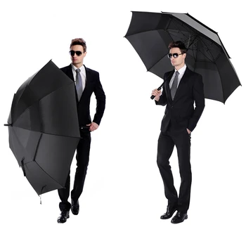 62 Inch Extra Large Umbrella Injection Technics Fiberglass Golf Umbrella Shaft Double-Canopy Windproof Waterproof Automatic Open
62 Inch Extra Large Umbrella Injection Technics Fiberglass Golf Umbrella Shaft Double-Canopy Windproof Waterproof Automatic Open