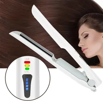 Hair Diffuser Cordless Hair Straightener Portable USB Charging Ceramic Plate Electric Flat Iron Hair Styling Tools
Hair Diffuser Cordless Hair Straightener Portable USB Charging Ceramic Plate Electric Flat Iron Hair Styling Tools