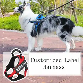 Adjustable No Pull Pet Dog Harness Reflective K9 Vest with Custom Labels Sticker For Medium Large Dogs Pet Supplies Dropshipping
Adjustable No Pull Pet Dog Harness Reflective K9 Vest with Custom Labels Sticker For Medium Large Dogs Pet Supplies Dropshipping