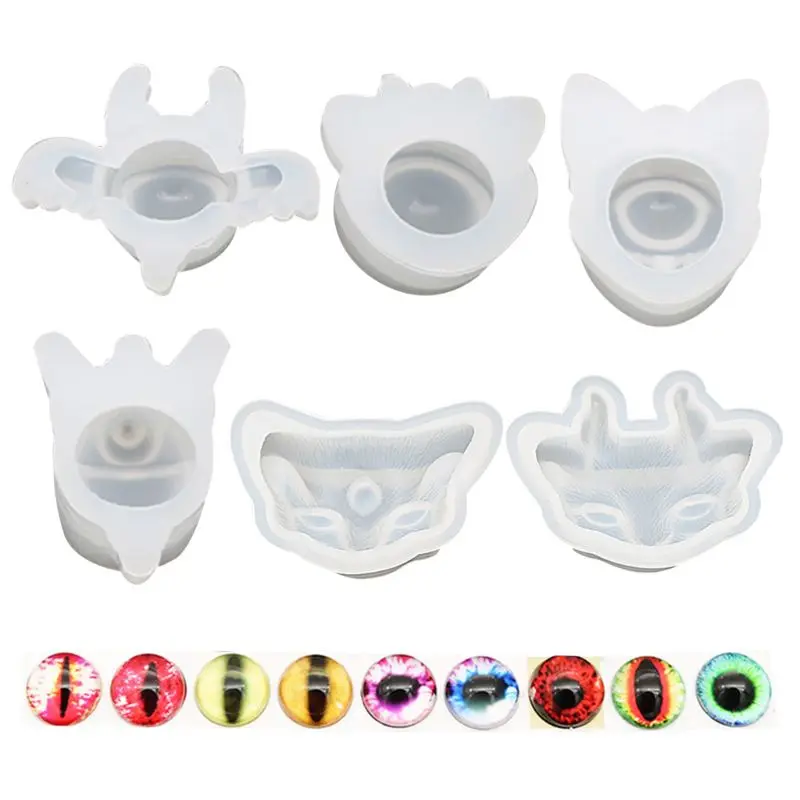Novelty Creative DIY Handmade Crystal Epoxy Mold Devil Eyes Shape Mould Cat Head Silicone Resin Pendant Molds
Novelty Creative DIY Handmade Crystal Epoxy Mold Devil Eyes Shape Mould Cat Head Silicone Resin Pendant Molds