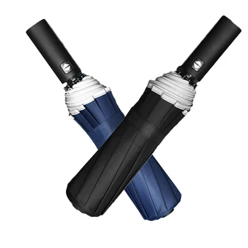 Windproof Three Folding Automatic Umbrella Reflective Car Automatic Umbrella 12K Women Umbrella Men For Male Large Umbrellas
Windproof Three Folding Automatic Umbrella Reflective Car Automatic Umbrella 12K Women Umbrella Men For Male Large Umbrellas
