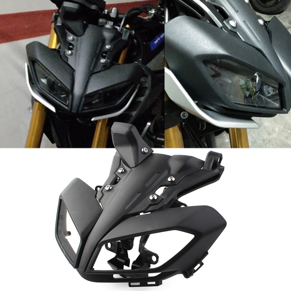 

Motorcycle Front Headlight Panel Side Tank Cover Air Intake Fairing Cowl Kit ABS For YAMAHA MT09 FZ09 MT-09 FZ-09 2017 2018 2019