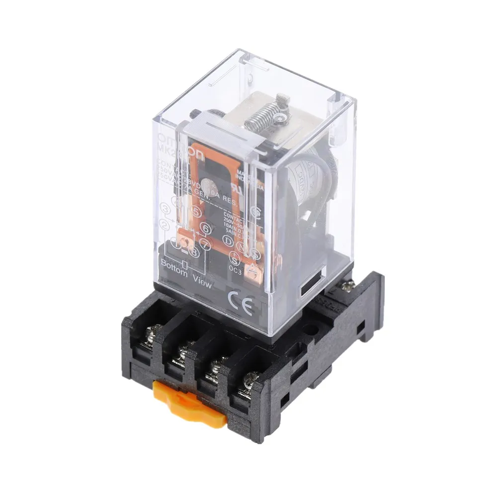MK2P-I MK2P Intermediate relay small electromagnetic relay DC12V DC24V AC110V AC220V with base 8PIN
MK2P-I MK2P Intermediate relay small electromagnetic relay DC12V DC24V AC110V AC220V with base 8PIN