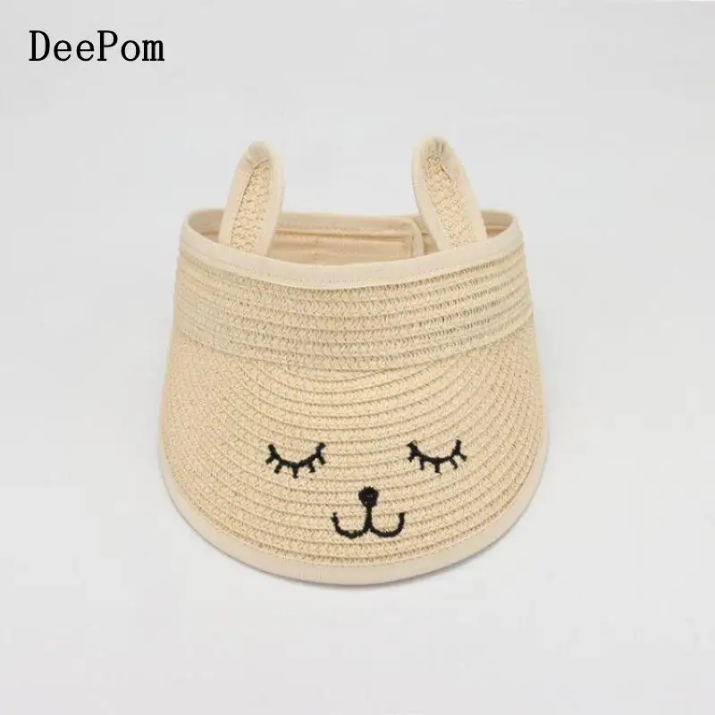 DeePom Children Straw Hat Summer Hats For Baby Girl Boy Kids Sunshade Sun Visor Empty Top Lovely Cartoon Floppy Sun Hat Beach 
DeePom Children Straw Hat Summer Hats For Baby Girl Boy Kids Sunshade Sun Visor Empty Top Lovely Cartoon Floppy Sun Hat Beach