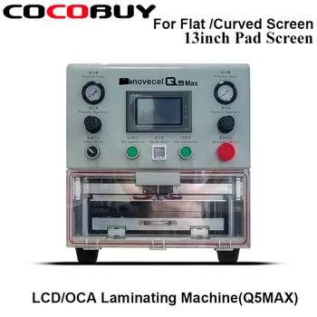 Novecel Q5 max 12.9 inch Vacuum laminating Machine for Samung iPhone Edge Curved and Tablet iPad OCA LCD screen Refurbishing
Novecel Q5 max 12.9 inch Vacuum laminating Machine for Samung iPhone Edge Curved and Tablet iPad OCA LCD screen Refurbishing