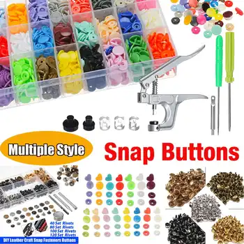 360pcs T5 Snap Poppers Plastic Buttons Kit + Professional Fastener Snap Pliers Sewing Tool
360pcs T5 Snap Poppers Plastic Buttons Kit + Professional Fastener Snap Pliers Sewing Tool