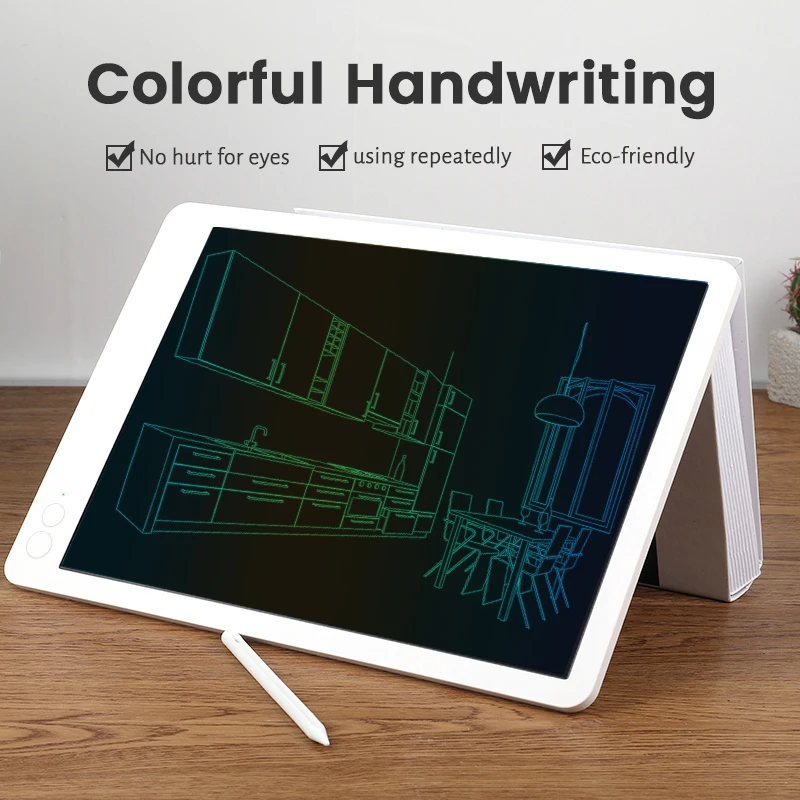 Aibevi Portable 13.5'' Smart LCD Writing Tablet Electronic Notepad Drawing Graphics Handwriting Pad Board With Colorful Screen
Aibevi Portable 13.5'' Smart LCD Writing Tablet Electronic Notepad Drawing Graphics Handwriting Pad Board With Colorful Screen