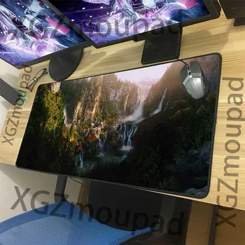 XGZ Large Gaming Mouse Pad Black Lock Edge Mountain Waterfall Landscape Computer Custom Table Mat Rubber Stripe Non-slip Xxl
XGZ Large Gaming Mouse Pad Black Lock Edge Mountain Waterfall Landscape Computer Custom Table Mat Rubber Stripe Non-slip Xxl