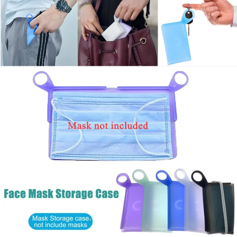 1 Piece of Portable Mask, Foldable Silicone Sleeve, Temporary Storage Clip, Dustproof and Waterproof Mask Bag
1 Piece of Portable Mask, Foldable Silicone Sleeve, Temporary Storage Clip, Dustproof and Waterproof Mask Bag