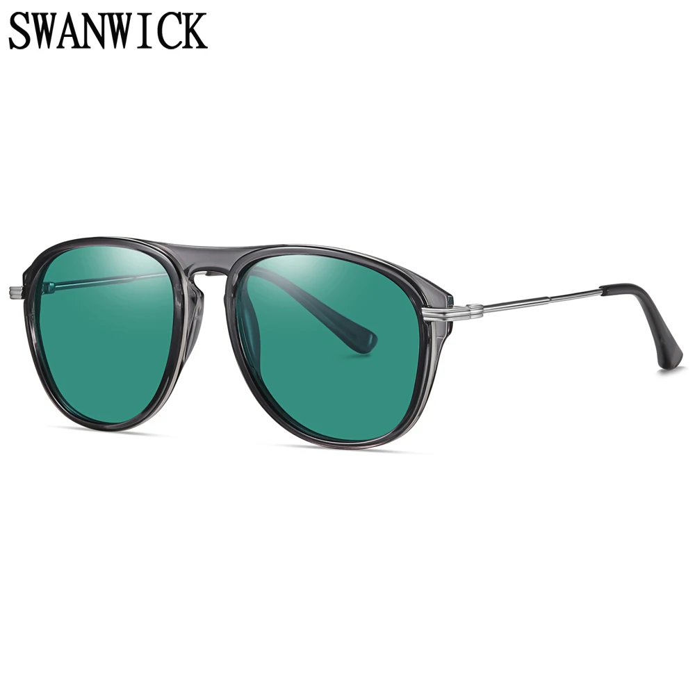 Swanwick fashion polarized sunglasses big TR90 frame men metal sun glasses driving male green blue European style high quality
Swanwick fashion polarized sunglasses big TR90 frame men metal sun glasses driving male green blue European style high quality