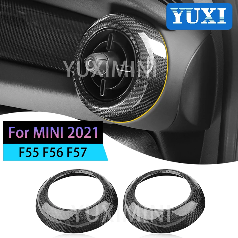 Car Air Outlet Decoration Real Carbon Fiber Protective Cover For BMW MINI 2021 Cooper F55 F56 F57 Interior Modification Stickers
Car Air Outlet Decoration Real Carbon Fiber Protective Cover For BMW MINI 2021 Cooper F55 F56 F57 Interior Modification Stickers