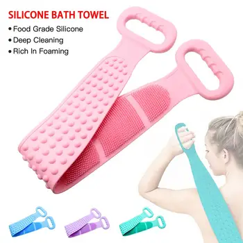 ong Back Towel Rubbing Bath Brush Sided Scrubber Silicone Scrub Body Skin Care Rubbing Exfoliate Home Bathroom Shower Washing
ong Back Towel Rubbing Bath Brush Sided Scrubber Silicone Scrub Body Skin Care Rubbing Exfoliate Home Bathroom Shower Washing