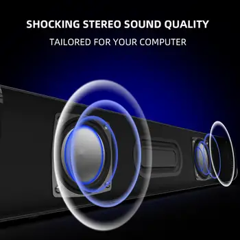 Portable Speaker Stereo Sound Built-in mic USB 3.5mm Audio Jack Wired Soundbar Magnetic Double Speakers with Radio For Computer
Portable Speaker Stereo Sound Built-in mic USB 3.5mm Audio Jack Wired Soundbar Magnetic Double Speakers with Radio For Computer