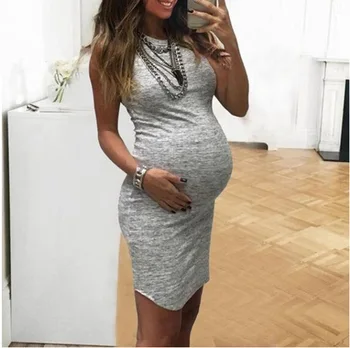Women's Sleeveless Round Neck Vest Pregnant Pencil Dress Casual Maternity Pregnancy Dress Clothes Fashion Slim Pregnant Dresses 
Women's Sleeveless Round Neck Vest Pregnant Pencil Dress Casual Maternity Pregnancy Dress Clothes Fashion Slim Pregnant Dresses