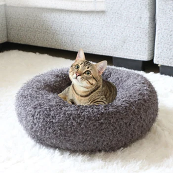 Round Plush Cat Bed Pet House Soft Long Plush Litter Trapping Mat Kitten Bed Nido Gato Camas Gato Kedi Evi Kitty Shack DD50MW
Round Plush Cat Bed Pet House Soft Long Plush Litter Trapping Mat Kitten Bed Nido Gato Camas Gato Kedi Evi Kitty Shack DD50MW