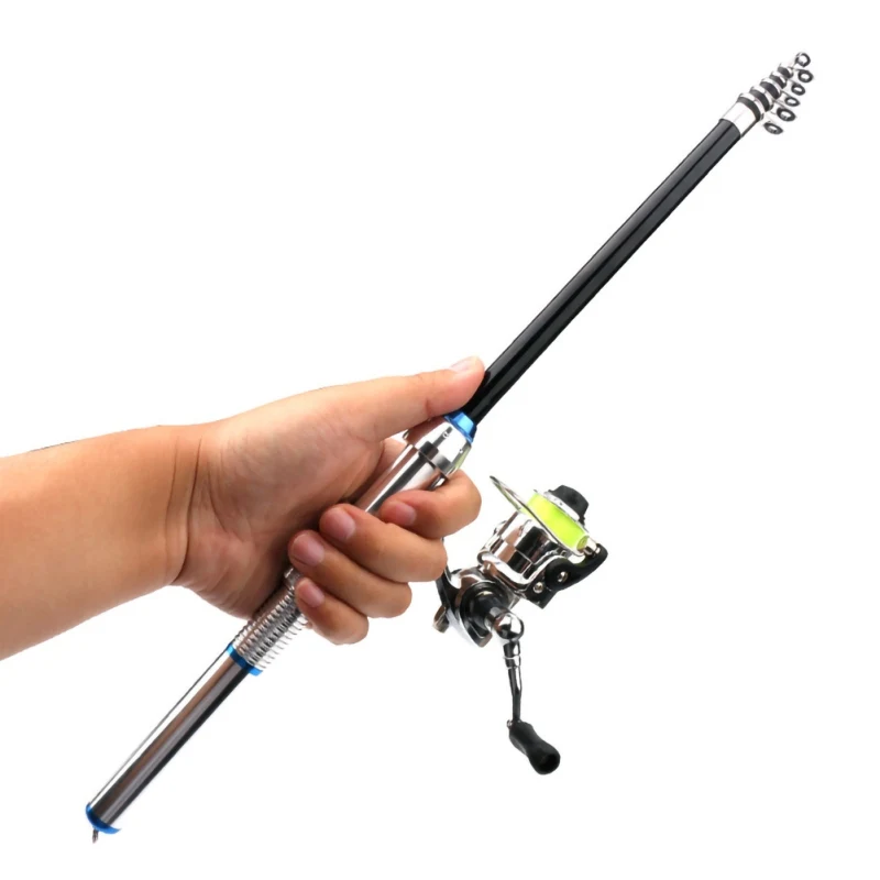 Telescopic Fishing Rod Combo Kit Detachable Portable Fishing Rod Outdoor Fishing Spinning Reel Rod Pole Set Fishing Accessories 
Telescopic Fishing Rod Combo Kit Detachable Portable Fishing Rod Outdoor Fishing Spinning Reel Rod Pole Set Fishing Accessories