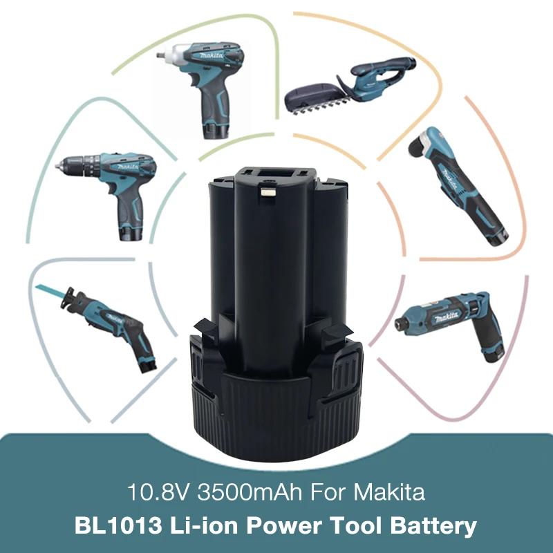 Сменный литий-ионный аккумулятор для Makita BL1013 BL1014 10 8-6 194550-4 194551-9 DF030D DF330D TD090D FD01Z 195332