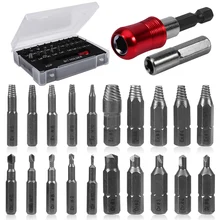 22Pcs Damaged Screw Extractor Drill Bit Broken Screw Remover Extractor Tools Set HSS Drill Bit Bolt Stud Stripped Screw Remover
22Pcs Damaged Screw Extractor Drill Bit Broken Screw Remover Extractor Tools Set HSS Drill Bit Bolt Stud Stripped Screw Remover