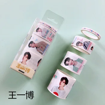 4 Pcs/Set The Untamed Washi Tape Chen Qing Ling Xiao Zhan Wang Yibo Adhesive Tape DIY Journal Decoration
4 Pcs/Set The Untamed Washi Tape Chen Qing Ling Xiao Zhan Wang Yibo Adhesive Tape DIY Journal Decoration