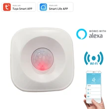 Smart Life APP Control WiFi Motion Sensor Detector Tuya Wireless PIR Detector Movements Sensors Works with Alexa Routine Setting
Smart Life APP Control WiFi Motion Sensor Detector Tuya Wireless PIR Detector Movements Sensors Works with Alexa Routine Setting