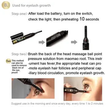Electric Eyelash Curler,Portable Eyelash Curler,Quick Heating,Curling and Promoting Eyelash Growth Make Up Eyelashes P8G0
Electric Eyelash Curler,Portable Eyelash Curler,Quick Heating,Curling and Promoting Eyelash Growth Make Up Eyelashes P8G0