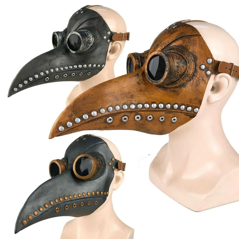 Funny Latex Steampunk Plague Doctor Bird Mask Cosplay Long Nose Halloween Masquerade Costume Props Party
Funny Latex Steampunk Plague Doctor Bird Mask Cosplay Long Nose Halloween Masquerade Costume Props Party