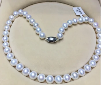18"9-10MM NATURAL SOUTH SEA GENUINE WHITE ROUND PEARL NECKLACE 14K NEW
18"9-10MM NATURAL SOUTH SEA GENUINE WHITE ROUND PEARL NECKLACE 14K NEW