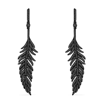 SLJELY High Quality Real Pure 925 Sterling Silver Black Gold 4 Colors Feather Earrings Paved Cubic Zirconia Stones Women Jewelry
SLJELY High Quality Real Pure 925 Sterling Silver Black Gold 4 Colors Feather Earrings Paved Cubic Zirconia Stones Women Jewelry