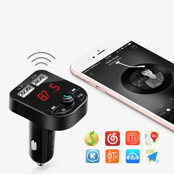 Car Bluetooth 5.0 Handsfree Wireless FM Transmitter Adapter Auto MP3 Player 3.1A Dual USB Fast Charger Jack Car Accessories
Car Bluetooth 5.0 Handsfree Wireless FM Transmitter Adapter Auto MP3 Player 3.1A Dual USB Fast Charger Jack Car Accessories