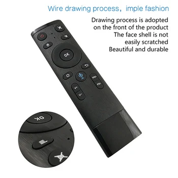 Bluetooth/2.4GHz WIFI Voice Remote Control Air Mouse with USB Receiver for Smart TV Android Box IPTV VDX99
Bluetooth/2.4GHz WIFI Voice Remote Control Air Mouse with USB Receiver for Smart TV Android Box IPTV VDX99