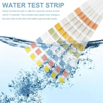 100PCS English Version Pool Water Test Strips Water Quality Test Strips with 10 items including PH
100PCS English Version Pool Water Test Strips Water Quality Test Strips with 10 items including PH