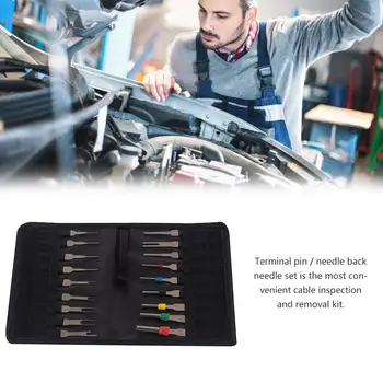 18PCS Car Plug Terminal Removal Tool Car Terminal Repair Hand Tool Needle Remover
18PCS Car Plug Terminal Removal Tool Car Terminal Repair Hand Tool Needle Remover