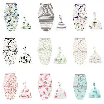 2 Pcs/set Infants Baby Cotton Wrap Sleeping Bag Hat Set Newborn Cartoon Print Swaddle Cap Gifts G99C
2 Pcs/set Infants Baby Cotton Wrap Sleeping Bag Hat Set Newborn Cartoon Print Swaddle Cap Gifts G99C