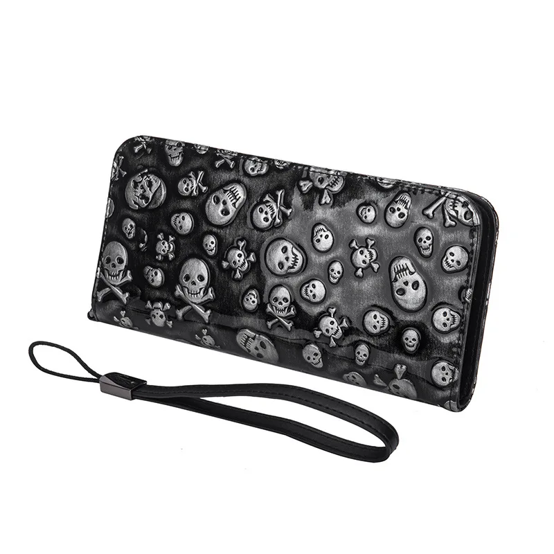 Genuine Leather Women Wallet High Capacity Zipper Credit Cards Luxury Brand Skeleton Head Clutch Womens Wallets And Purses
Genuine Leather Women Wallet High Capacity Zipper Credit Cards Luxury Brand Skeleton Head Clutch Womens Wallets And Purses