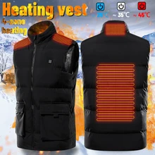 Men'S New Autumn Winter Smart Heating Cotton Vest USB Electric-Heating Vest Jacket Warm Outdoor Men Autumn Winter Infrared Vest
Men'S New Autumn Winter Smart Heating Cotton Vest USB Electric-Heating Vest Jacket Warm Outdoor Men Autumn Winter Infrared Vest