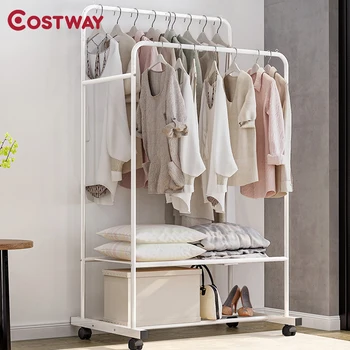 COSTWAY Clothes Hanger Coat Rack Floor Hanger Storage Wardrobe Clothing Drying Racks porte manteau kledingrek perchero de pie 
COSTWAY Clothes Hanger Coat Rack Floor Hanger Storage Wardrobe Clothing Drying Racks porte manteau kledingrek perchero de pie