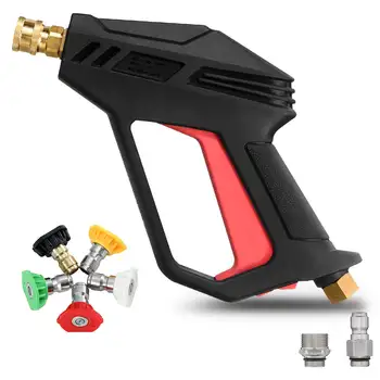Car Pressure Water Washer Guns 4000 PSI 2020 High Pressure Electric Cleaning Machine Cleaning Guns 1/4'' Quick Outlet Connector
Car Pressure Water Washer Guns 4000 PSI 2020 High Pressure Electric Cleaning Machine Cleaning Guns 1/4'' Quick Outlet Connector