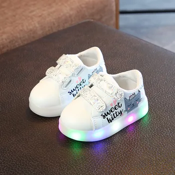 Children's Unisex Led shoes Fashion couple luminous sneakers Sweet Kitty Led Light Shoe kids boy girl glowing sports shoe 21-30
Children's Unisex Led shoes Fashion couple luminous sneakers Sweet Kitty Led Light Shoe kids boy girl glowing sports shoe 21-30